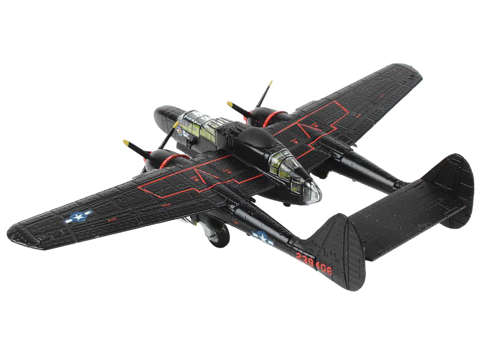 Northrop P-61B Black Widow Fighter Aircraft "Lady in the Dark" "Maj. Lee Kendall 548th NFS" (1945) "Smithsonian National Air and Space Museum" "Collector Series" 1/144 Diecast Model by Air Force 1-DiecastModeler.com