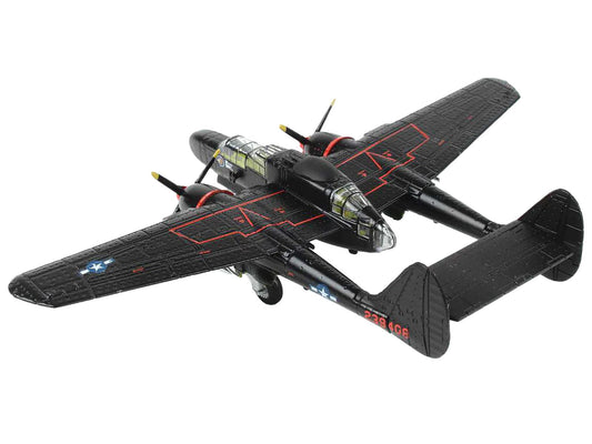 Northrop P-61B Black Widow Fighter Aircraft "Lady in the Dark" "Maj. Lee Kendall 548th NFS" (1945) "Smithsonian National Air and Space Museum" "Collector Series" 1/144 Diecast Model by Air Force 1-DiecastModeler.com