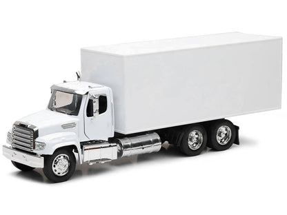 Freightliner 114SD Box Truck White "Long Haul Trucker" Series 1/32 Diecast Model by New Ray-DiecastModeler.com