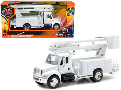 International 4200 Line Maintenance Service Truck White "Long Haul Trucker" Series 1/43 Diecast Model by New Ray-DiecastModeler.com