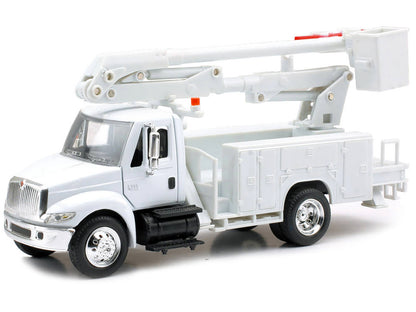 International 4200 Line Maintenance Service Truck White "Long Haul Trucker" Series 1/43 Diecast Model by New Ray-DiecastModeler.com