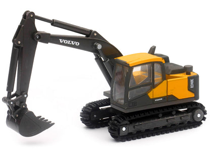Volvo EC140E Track-Type Excavator Yellow Diecast Model by New Ray