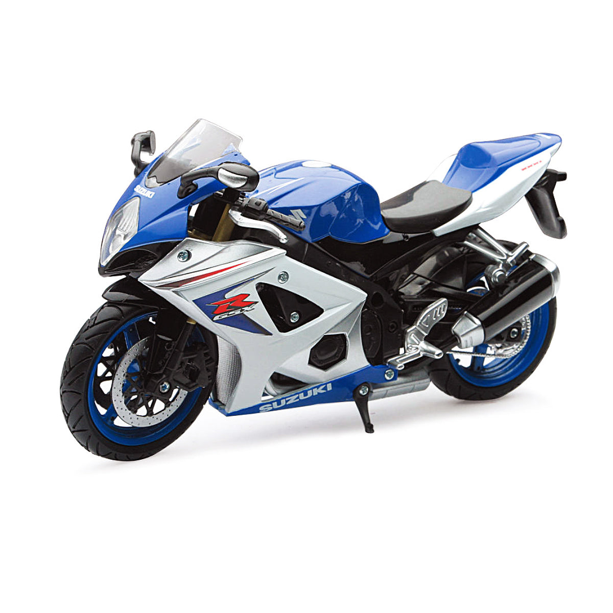 2008 Suzuki GSX-R1000 Blue Bike Motorcycle 1/12 by New Ray