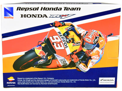 Honda RC213V Motorcycle #93 Marc Marquez "Repsol Honda Team" MotoGP (2015) 1/12 Diecast Model by New Ray-DiecastModeler.com