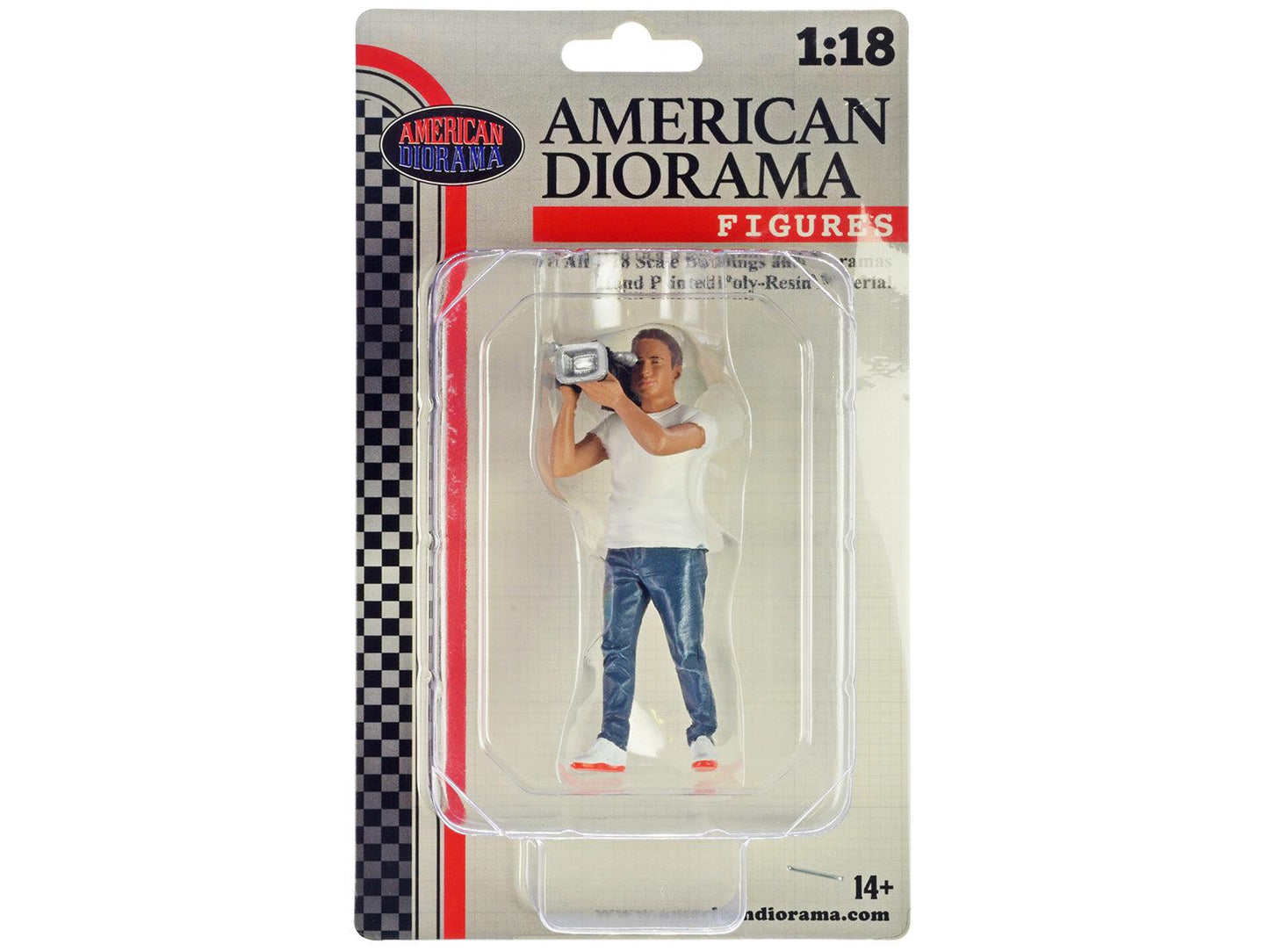 "On-Air" Figure 3 for 1/18 Scale Models by American Diorama-DiecastModeler.com