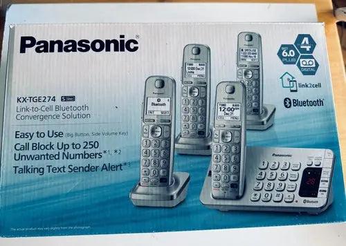 Panasonic 4 piece phone pack w/ base-DiecastModeler.com