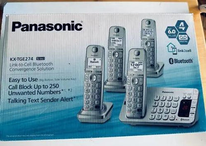 Panasonic 4 piece phone pack w/ base-DiecastModeler.com