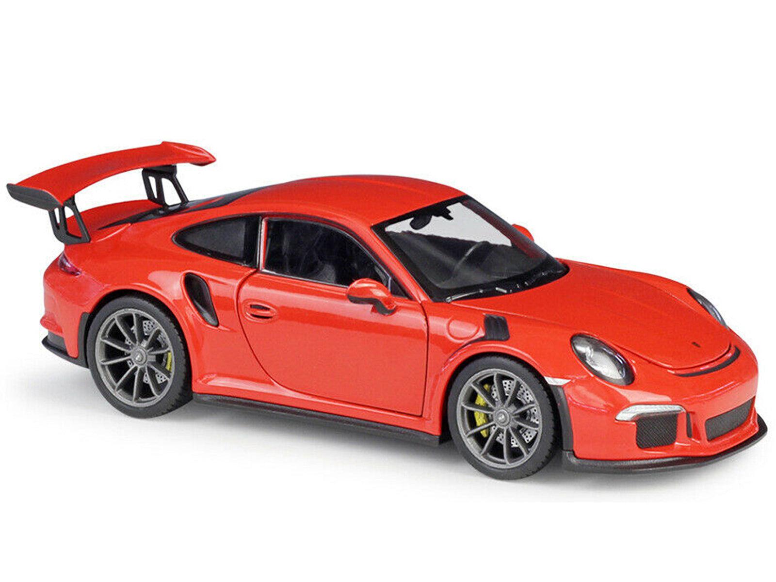 Porsche 911 GT3 RS Orange 1/24-1/27 Diecast Model Car by Welly-DiecastModeler.com
