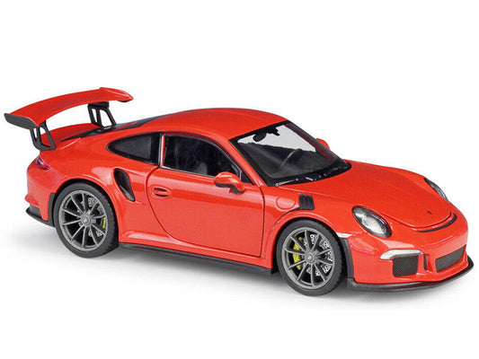 Porsche 911 GT3 RS Orange 1/24-1/27 Diecast Model Car by Welly-DiecastModeler.com