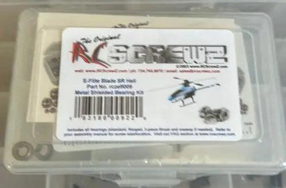 RC Screwz  Metal Shielded Bearing Kit E-flite Blade SR Heli-DiecastModeler.com