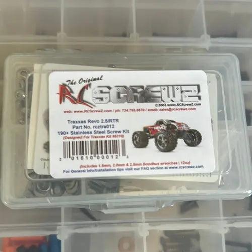 RC Screwz Traxxas Revo 2.5 RTR Stainless Steel Screw Kit-DiecastModeler.com