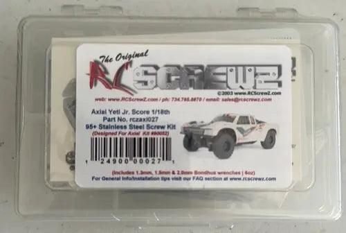 RCScrewz - axi027 – Axial Yeti Jr. Score 1/18 Stainless Steel Screw Kit-DiecastModeler.com