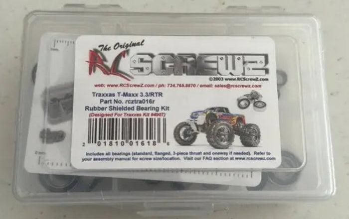 RCScrewZ - Traxxas T-Maxx 3.3/RTR Rubber Shielded Bearing Kit-DiecastModeler.com