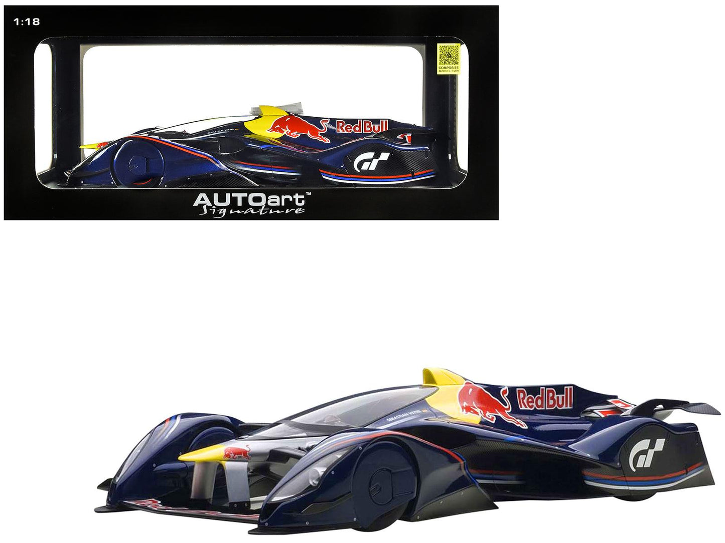 Red Bull X2014 Fan Car Red Bull Color Sebastian Vettel 1/18 Model Car by Autoart-DiecastModeler.com