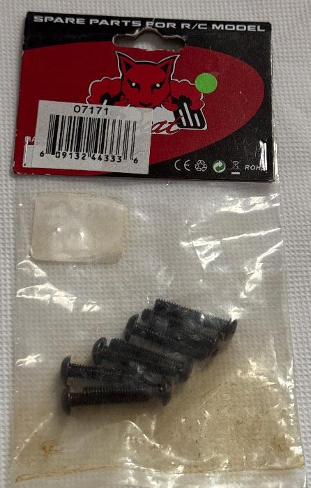 Redcat Racing 4x20mm Button Head Hex Machine Thread Screws (8pcs)-DiecastModeler.com