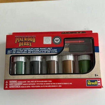 Revell Camo Paint and Brush Set-DiecastModeler.com