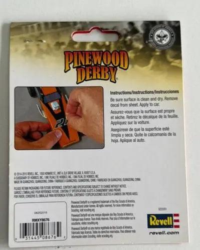Revell Pinewood Derby Peel & Stick Decals (8676)-DiecastModeler.com