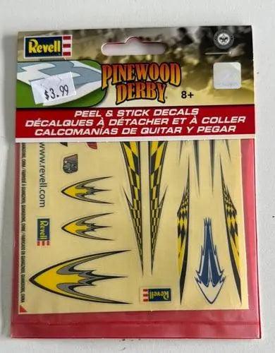 Revell Pinewood Derby Peel & Stick Decals (8676)-DiecastModeler.com