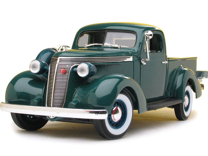 1937 Studebaker Express Pickup Truck Green 1/18 Diecast Model Car by Road Signature-DiecastModeler.com