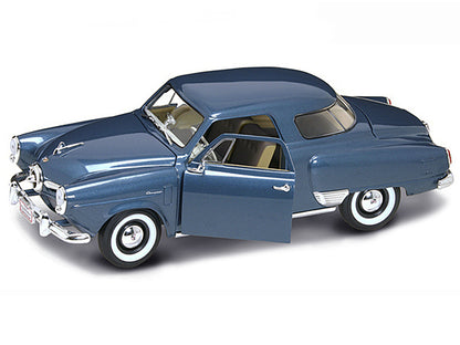 1950 Studebaker Champion Blue Metallic 1/18 Diecast Model Car by Road Signature-DiecastModeler.com