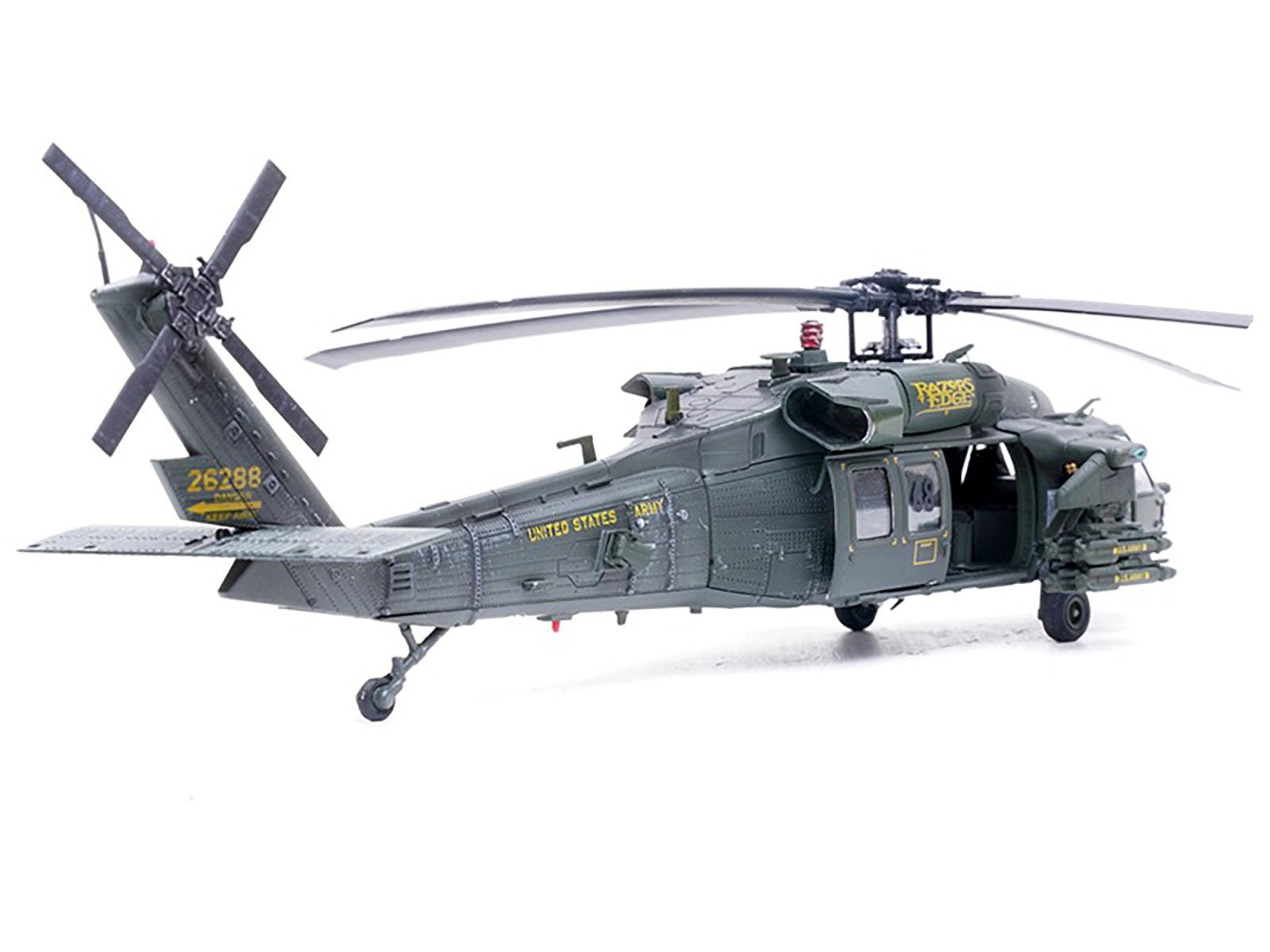 Sikorsky MH-60L Black Hawk Helicopter "91-26288 Razors Edge" United States Army 1/72 Diecast Model by Panzerkampf-DiecastModeler.com