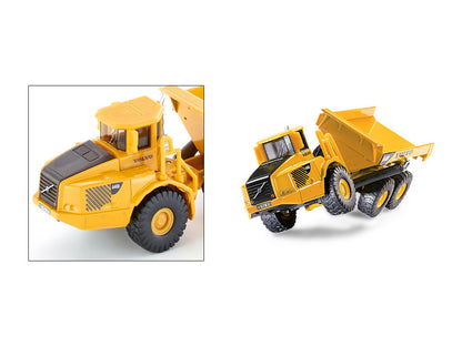Volvo A40D Dump Truck Yellow 1/87 (HO) Diecast Model by Siku-DiecastModeler.com