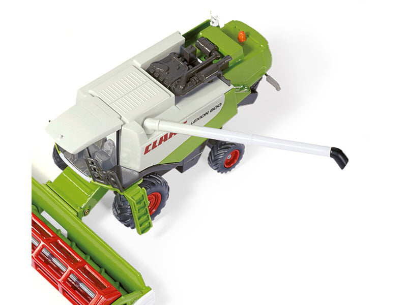 Claas Lexion 600 Combine Harvester Green and Gray 1/50 Diecast Model by Siku-DiecastModeler.com