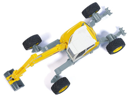 Menzi Muck M545 Walking Excavator Yellow with White Top 1/50 Diecast Model by Siku-DiecastModeler.com