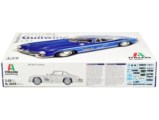 Skill 3 Model Kit Mercedes Benz 300 SL Gullwing 1/24 Scale Model by Italeri-DiecastModeler.com
