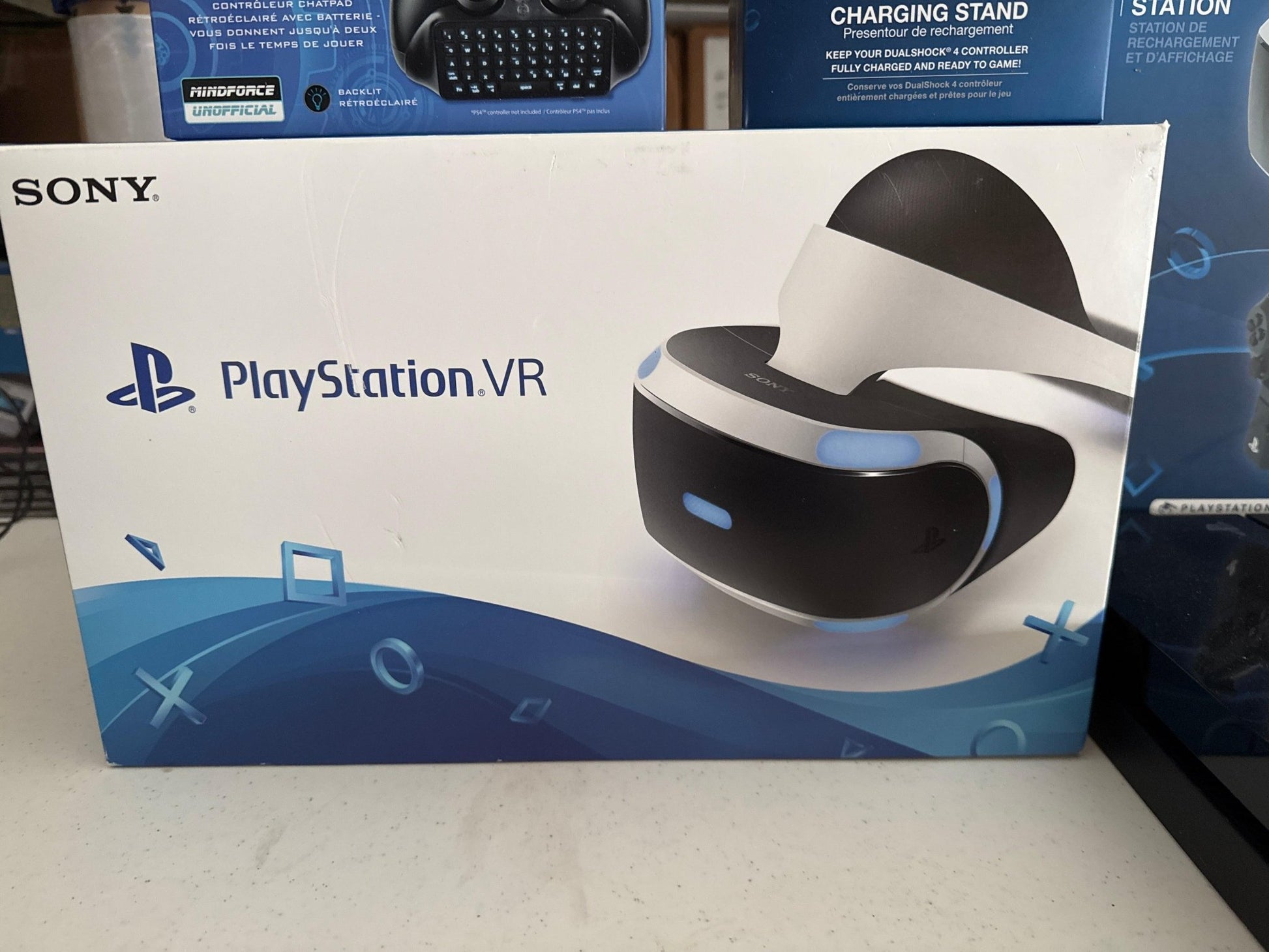 Sony Playstation (PS4) Virtual Reality headset and VRGames-Used-DiecastModeler.com