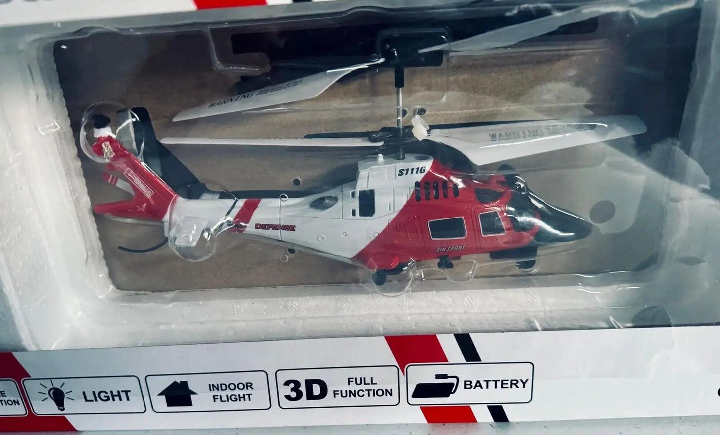Syma S111G three-channel remote control helicopter anti-collision anti--DiecastModeler.com
