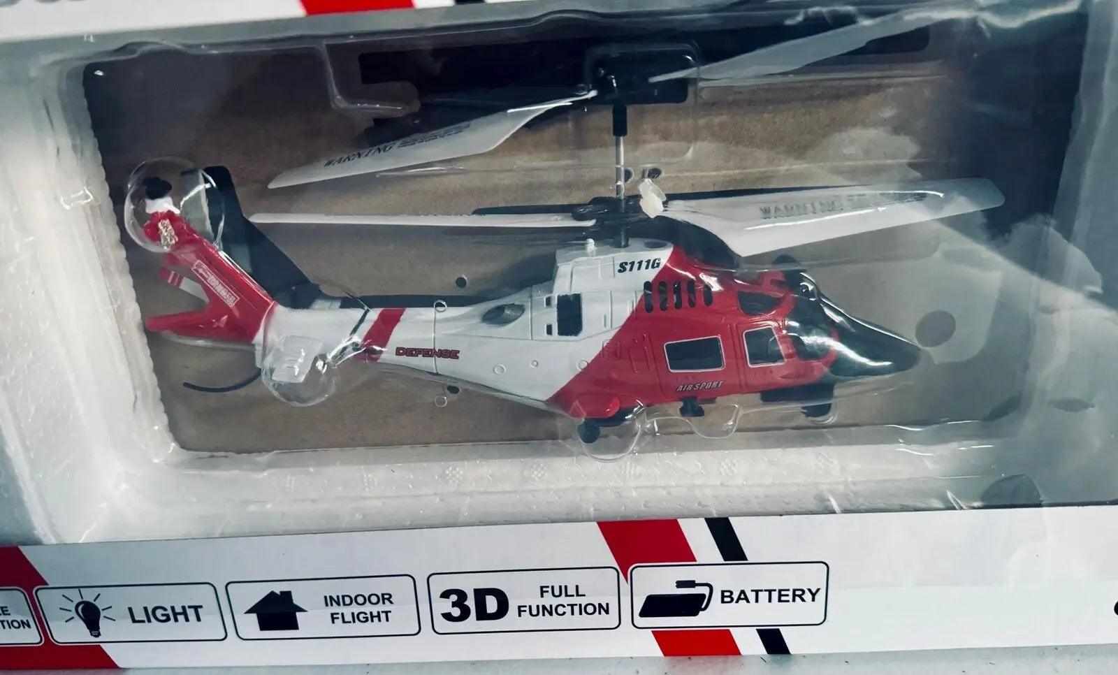 Syma S111G three-channel remote control helicopter anti-collision anti--DiecastModeler.com