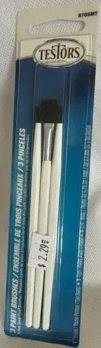 Testors 3 -  Paint Brushes-DiecastModeler.com