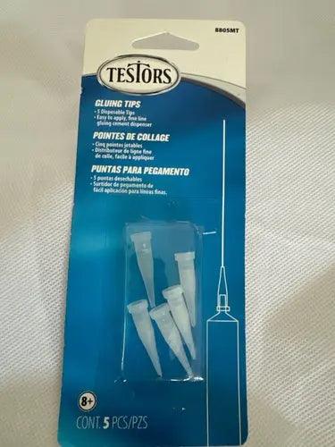 TESTORS 8805 Disposible Gluing Tips (5) Count 8805MT-DiecastModeler.com