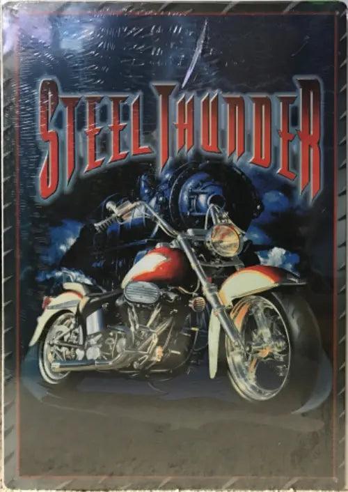 Tin Sign: Steel Thunder-DiecastModeler.com