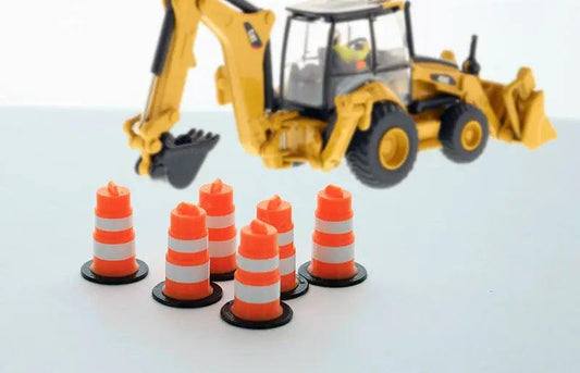 Traffic Barrels - 1/87 Scale-DiecastModeler.com