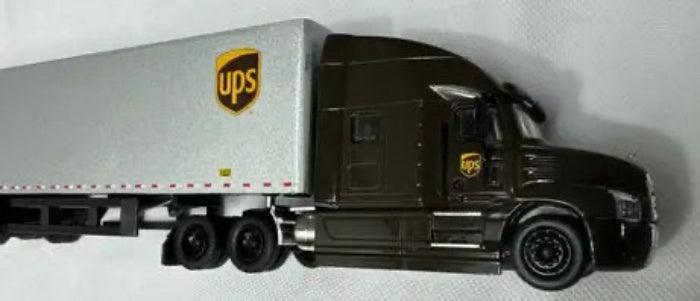 United Parcel Service (UPS). Tractor-Trailer 18 wheeler- 1:64 scale-DiecastModeler.com