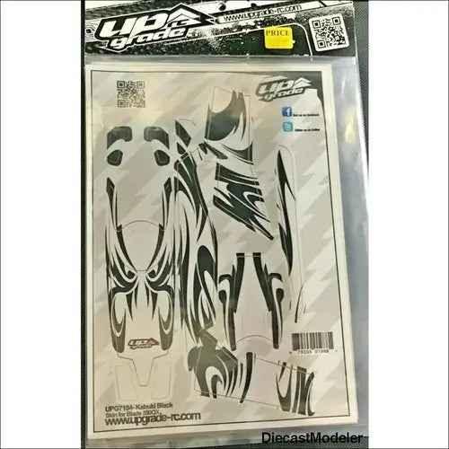 Upgrade-RC UPG7104 Kabuki Black Skin Blade 350 QX-DiecastModeler.com