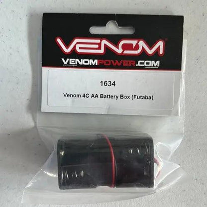 Venom 4-Cell AA Battery Box (Futaba)-DiecastModeler.com