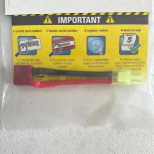 Venom Deans Female to Mini Tamiya 50mm/14AWG-DiecastModeler.com