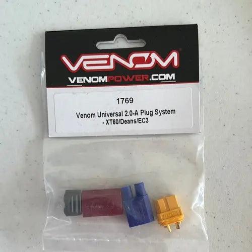 Venom Universal 2.0-A Plug System fits XT60 Deans and EC3 Plug-DiecastModeler.com