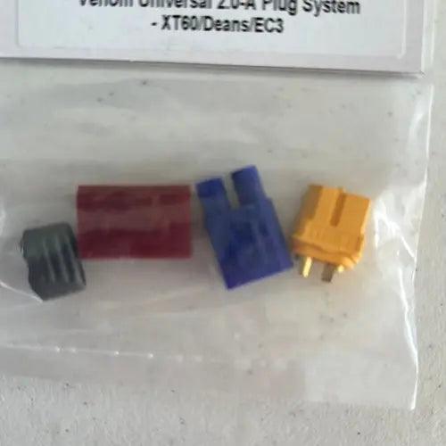 Venom Universal 2.0-A Plug System fits XT60 Deans and EC3 Plug-DiecastModeler.com