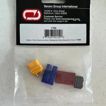 Venom Universal 2.0-A Plug System fits XT60 Deans and EC3 Plug-DiecastModeler.com