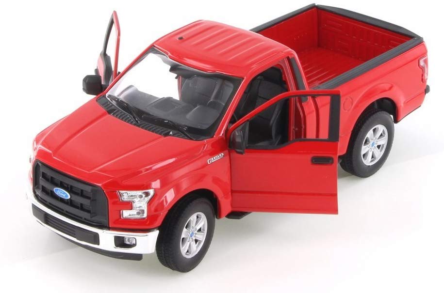 2015 Ford F-150 Regular Cab Pickup Truck Red 1/24-1/27 Diecast Model Car by Welly
