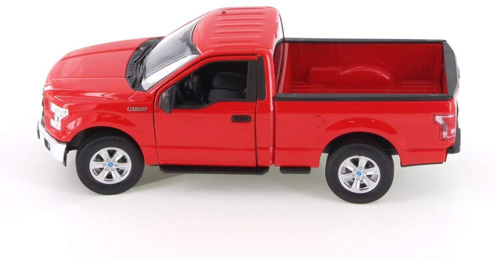 2015 Ford F-150 Regular Cab Pickup Truck Red 1/24-1/27 Diecast Model Car by Welly