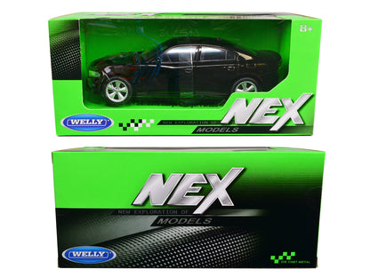 2016 Dodge Charger R/T Black "NEX Models" 1/24-1/27 Diecast Model Car by Welly