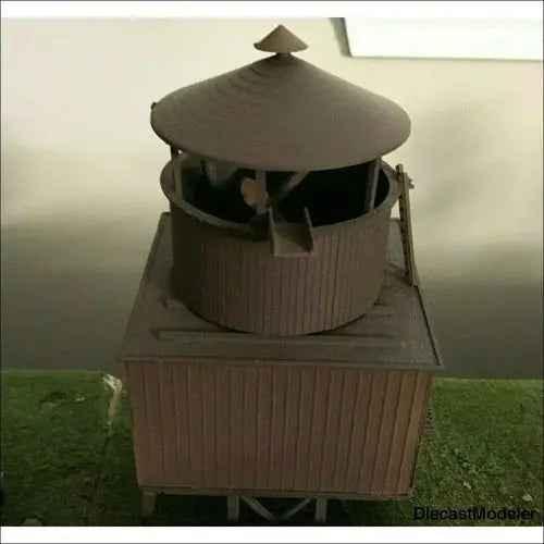 Water Tower - HO Scale - Assembled-DiecastModeler.com