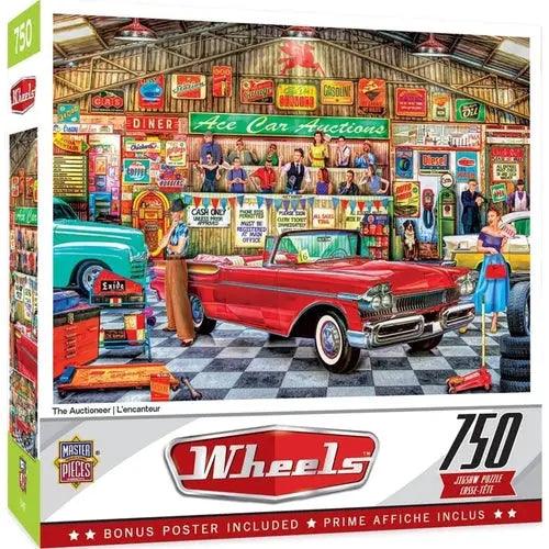 Wheels - The Auctioneer 750 Piece Jigsaw Puzzle-DiecastModeler.com