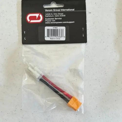 XT60 Female-to-Tamiya Type Male C Adaptor Wire Harness-DiecastModeler.com
